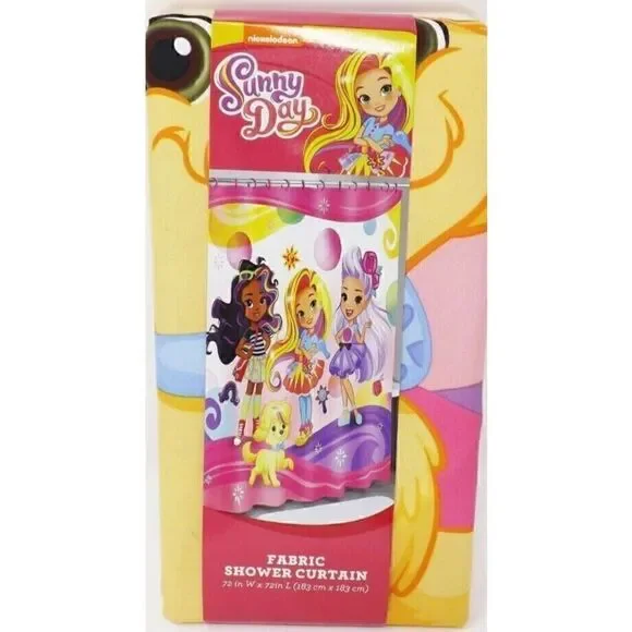 Nickelodeon Sunny Day Fabric Shower Curtain