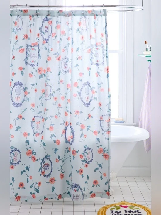 Urban Outfitters Finely Floral Frame Shower Curtain