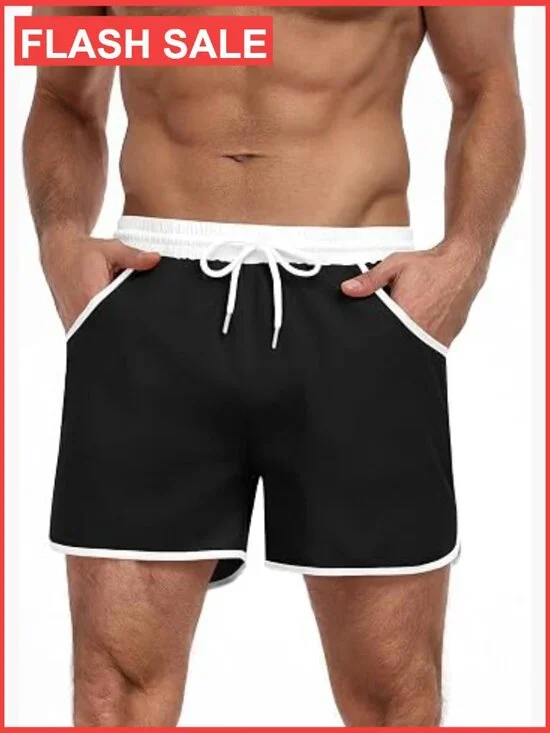 Men's Quick Dry Swim Trunks Board Shorts with Mesh Liner