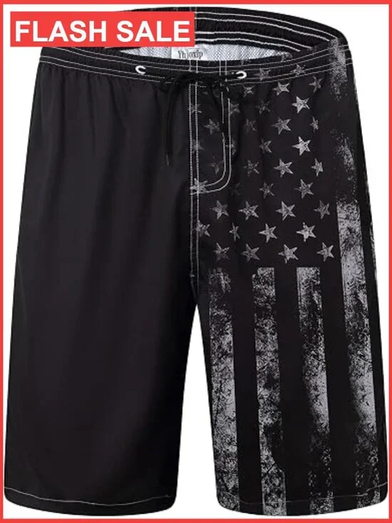 Quick Dry Board Shorts with Mesh Lining Swim Trunks UPF 50+