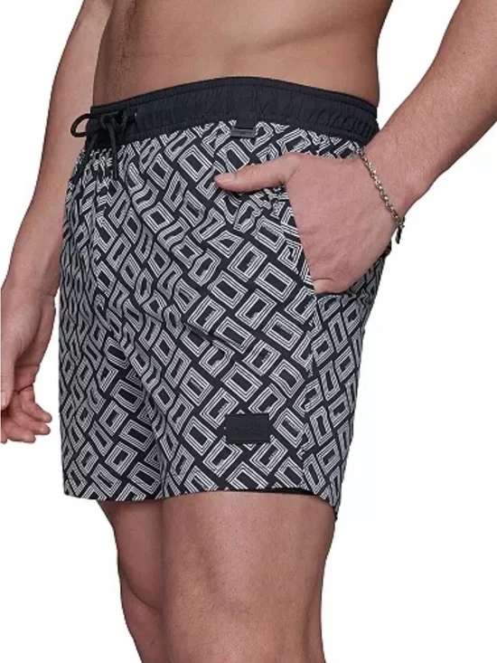 Karl Lagerfeld-Men's Regular-Fit Quick-Dry 5