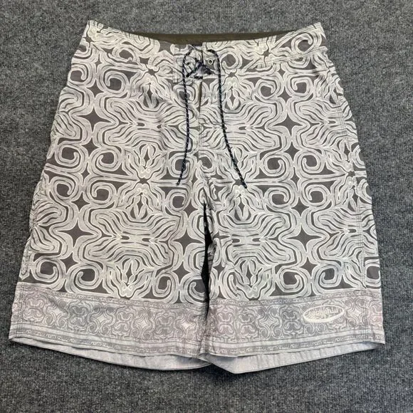 Vintage Patagonia Pataloha 90s Board Shorts Men Sz 33 Tribal Swim Trunks Surf 9