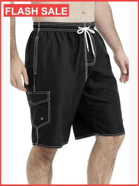 Men's Swim Trunks Quick Dry Board Shorts with Mesh Lining 11