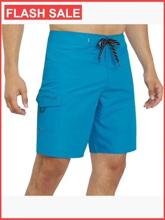 Men's UPF 50 Quick Dry 20 Inch Board Shorts Mid Rise