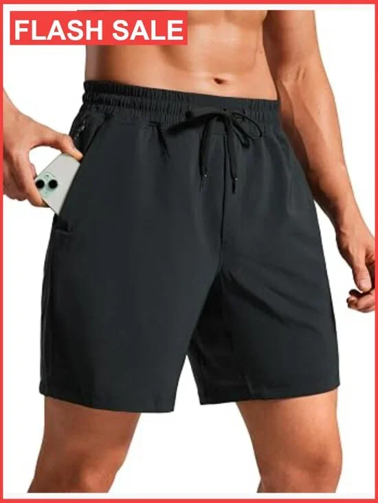 Men's Swim Trunks with Quick-Dry Mesh Liner 5-7