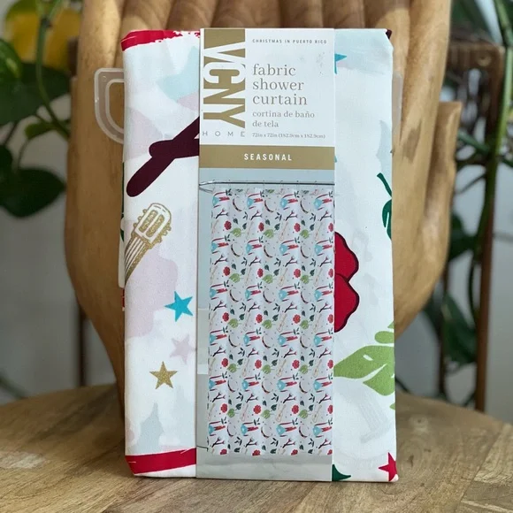 Christmas in Puerto Rico Shower Curtain