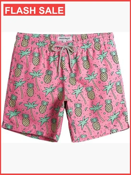 Men's Quick Dry Swim Trunks with Mesh Lining 7in Board Shorts