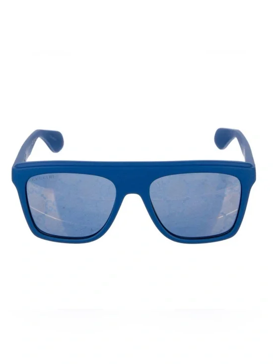 New Gucci Rectangular Sunglasses - Mirrored Lenses with Case