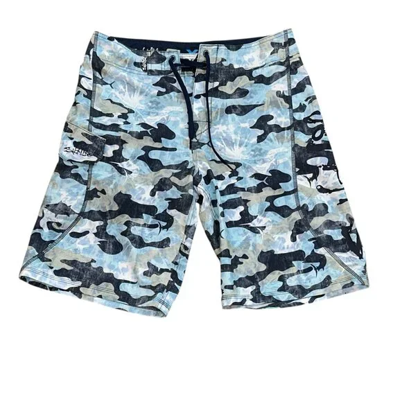 Salt Life SLX-QD Vapor Stretch Board Shorts Swim‎ Trunks Size 30  Summer Beach
