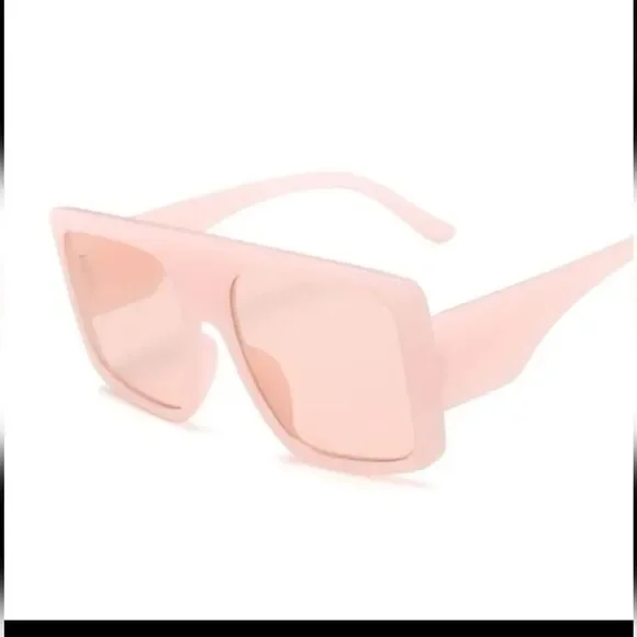 NWOT Pink Oversized Square Glasses
