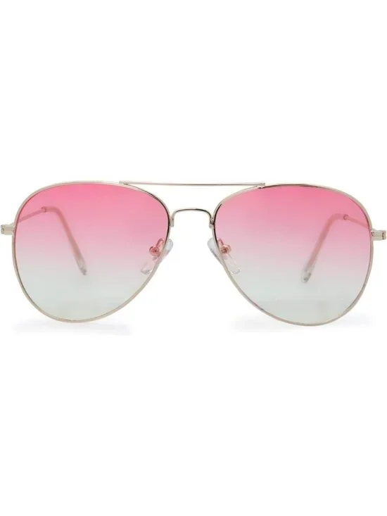 Oceanic Color Lens Aviator Sunglasses with Classic Metal Frame & Gift Box