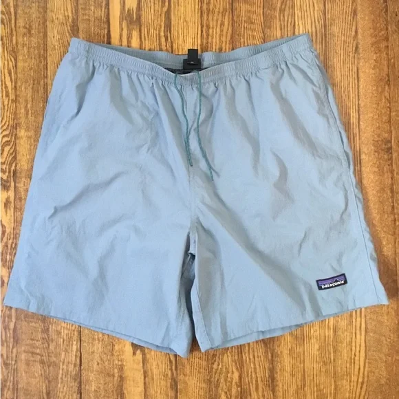 Patagonia Baggies Swim Shorts Trunks Mesh Lined Bluish Gray