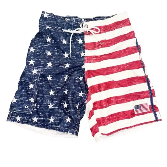 American flag bathing suit