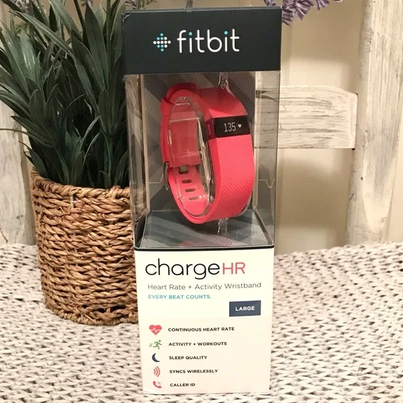 NWT Fitbit Charge HR Activity Tracker Pink