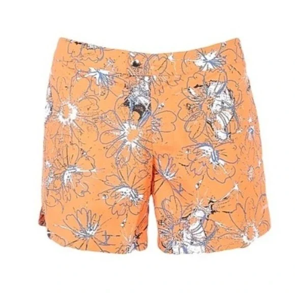 Jil Sander Men's Orange Swim Trunks Made In Italy Size Medium Excellent!