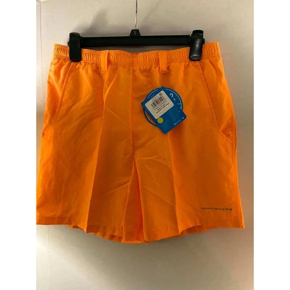Columbia‎ PFG Backcast III Water Shorts Mens Small Orange 6in Inseam FM4009-873