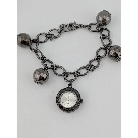 Cannes Charm Braclet Watch 22mm Case Silver Link 7.25