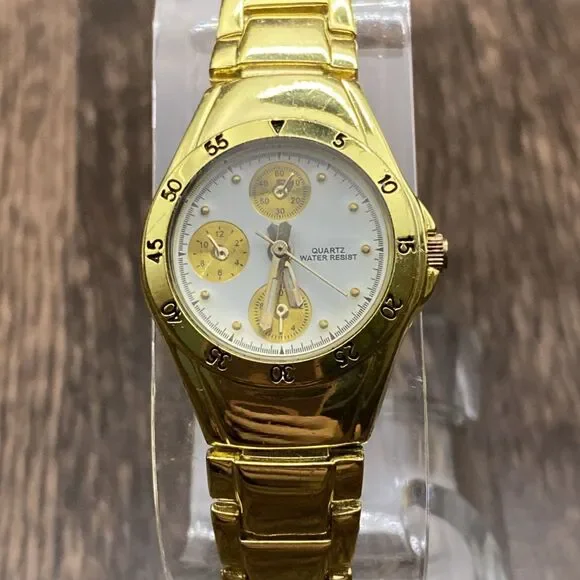 Unbranded Ladies Gold Tone Watch New Battery Working