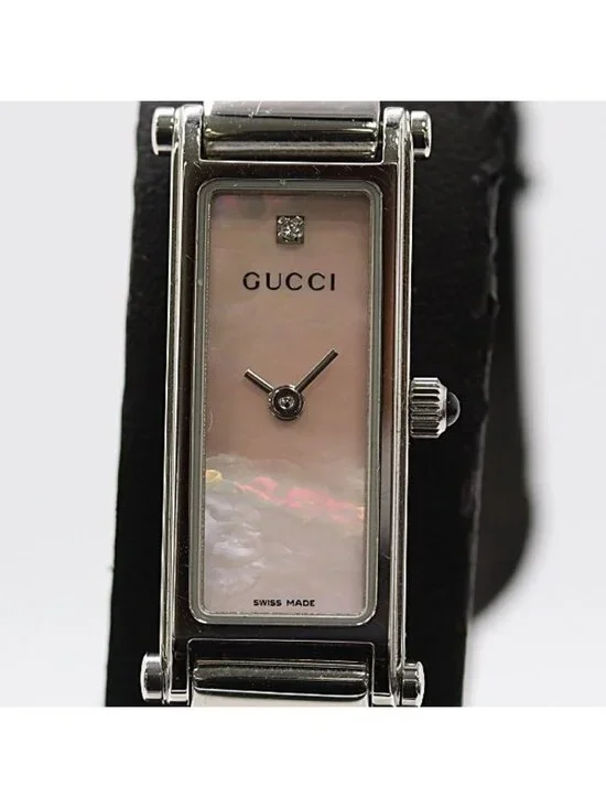 Gucci Quartz Pink Shell Dial Watch