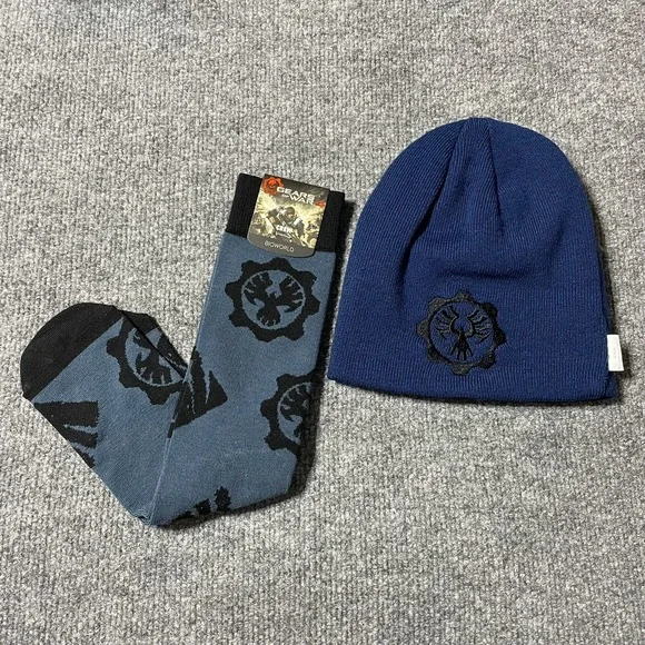 Gears Of War 4 Lot Beanie‎ Socks Limited Edition Loot Crate Gaming
