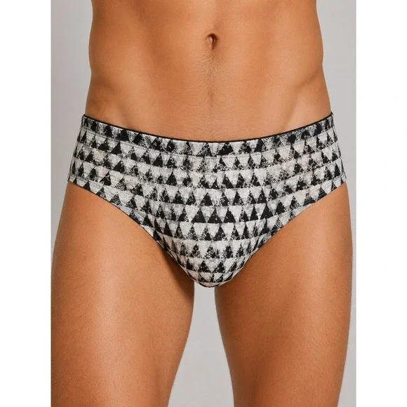 Cosabella Never Say Never Printed Comfort Micro Brief Jazzy Jeff Size M