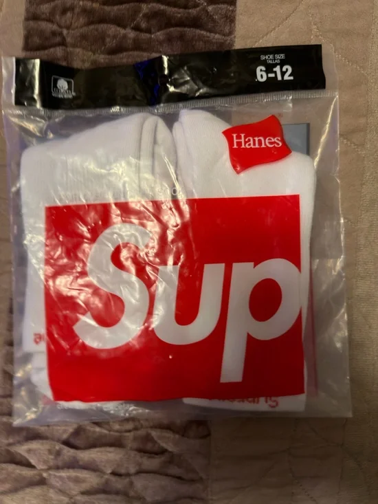 Hanes White Athletic Crew Socks - Men’s Pack