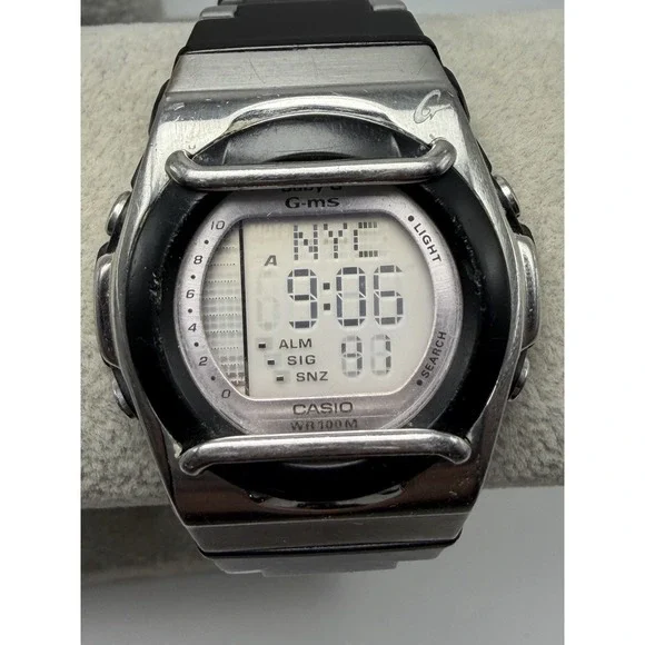 Casio Baby-G GMS MSG-161C‎ New Battery Ladies Watch 36MM 6