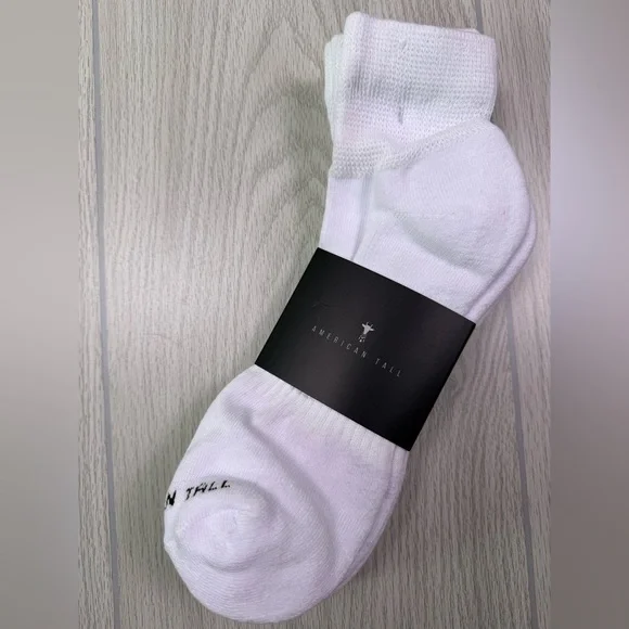 American Tall White Men's Casual Socks‎