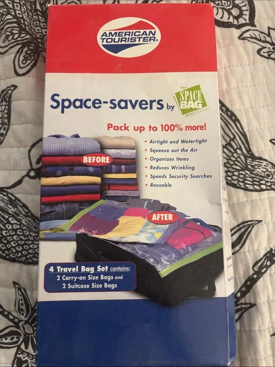 NEW American Tourister Space-Savers Travel Compression Bag Set or Storage Bags