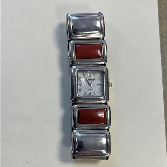 Avenue Metallic Silver Quartz Watch