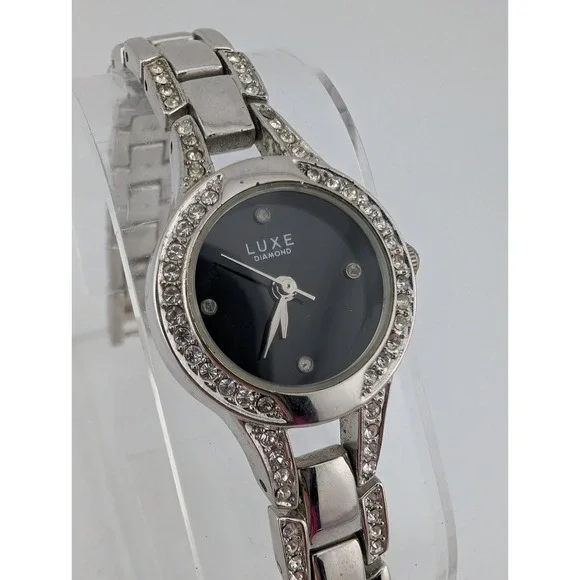 Luxe Diamond Watch Women 22mm Case 7.25