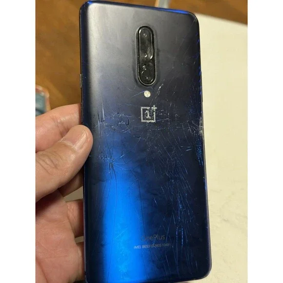 1 plus 7 pro phone (parts Phone , Crack Screen And Back , Pass Code Locked