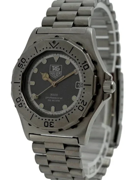 Tag Heuer 38mm Men's Professional 3000 Series Swiss Made Watch! Ref: 932.206!