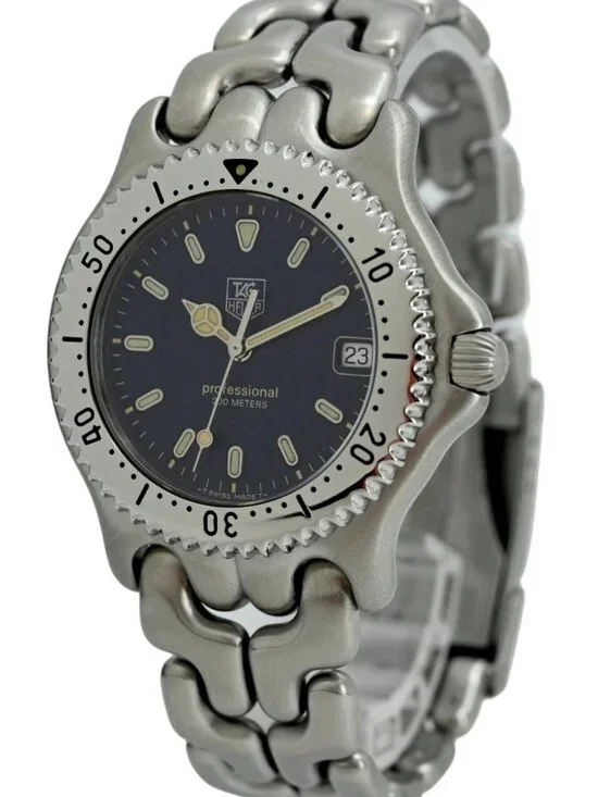 Tag Heuer 38mm Men's SEL Professional Navy Blue Dial 200M Watch! Ref: WG1117-K0!