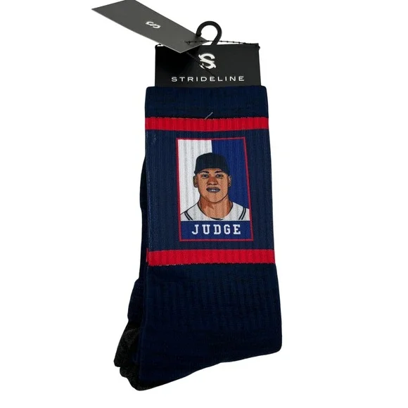 Strideline Aaron Judge New York Yankees Premium Crew Headshot Socks‎
