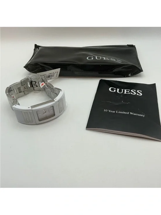 Guess White Bangle Watch Women's New with Papers NEW