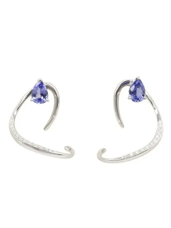 Star Jewelry Tanzanite Diamond Pierced #300246S10B