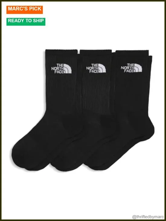 Multisport Cush Crew Sock 3-Pack Breathable Athletic Socks Light Cushion Ribbed