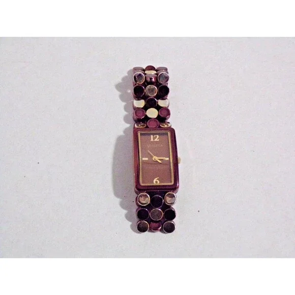 Valletta Women's Wrist Watch Two Tone Circle‎ Link Bracelet Quartz ZRT20006