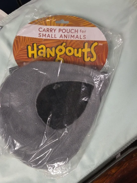 Gray Carry Pouch for Small Pets