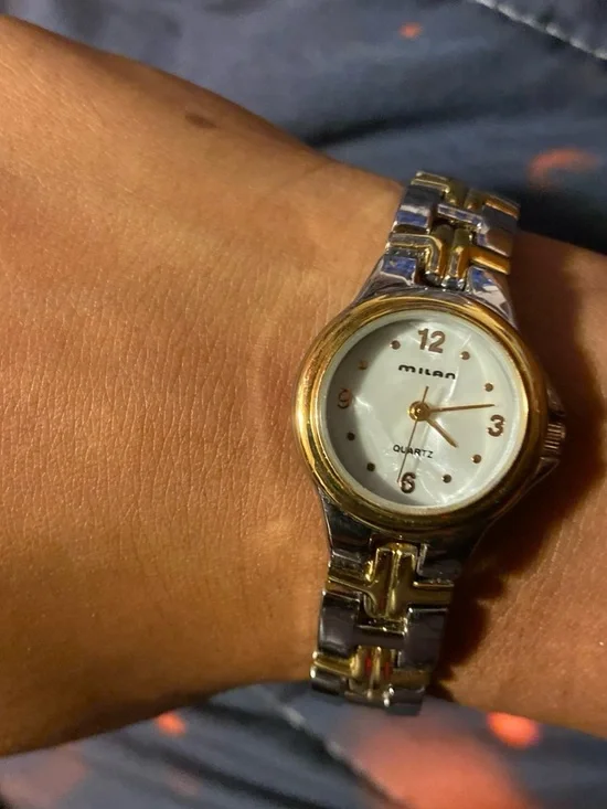 Milani Two-Tone Gold and Silver Women's Bracelet Watch