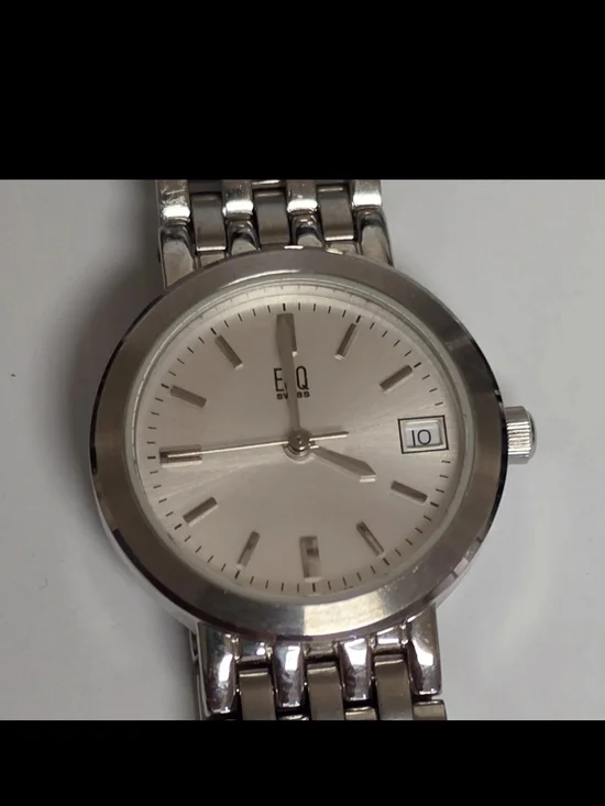 ESQ Swiss Women's Silver Stainless Steel Date Watch