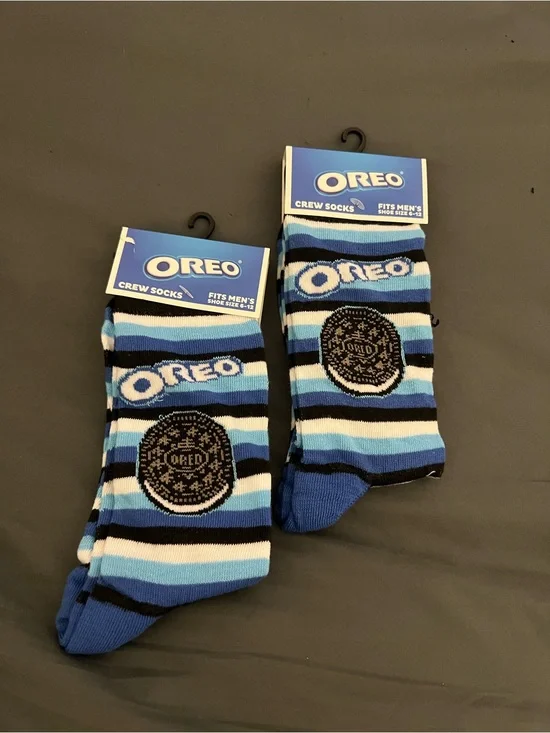 Oreo Cookies Graphic 2 pairs of Socks New