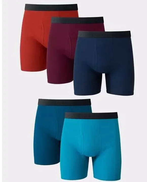 Hanes Ultimate Soft & Breathable Boxer Briefs 5-Pack NIP Men's XL