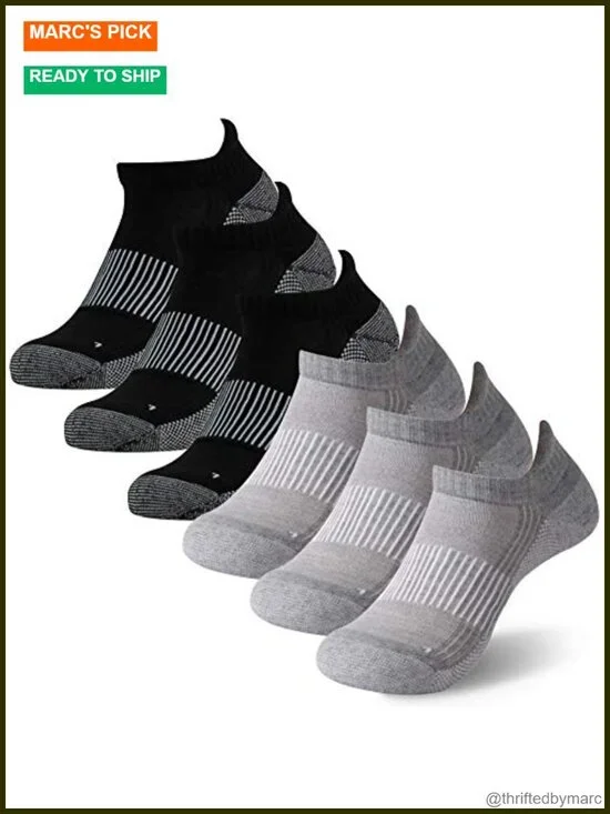 Copper Compression Socks Cushioned Sole Arch Support Athletic Crew