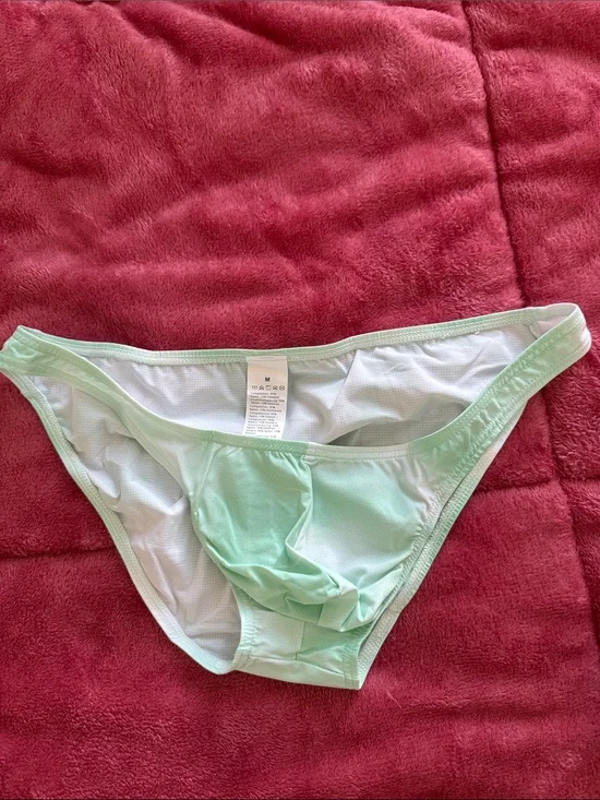Mint Green Men's Bikini Briefs