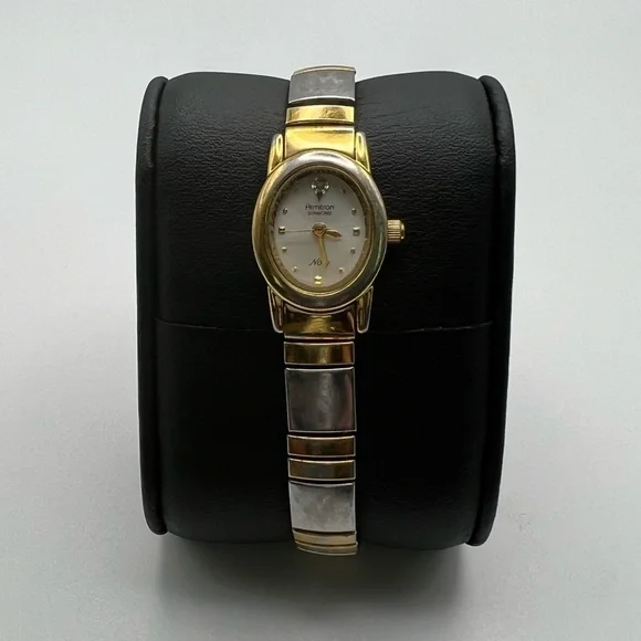 ARMITRON NOW Diamond Vintage Gold and Silver Flexible Bracelet Working