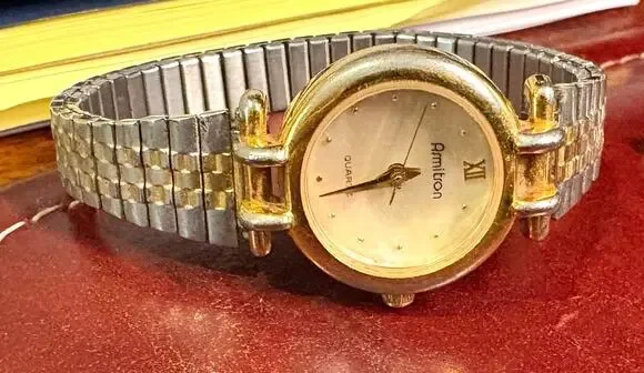 Women's 23mm Two Tone Armitron Watch, MOP Face