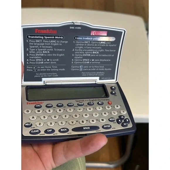 Franklin Dictionary‎ Handheld MWD-450 Electronic Merriam-Websters, Needs Battery