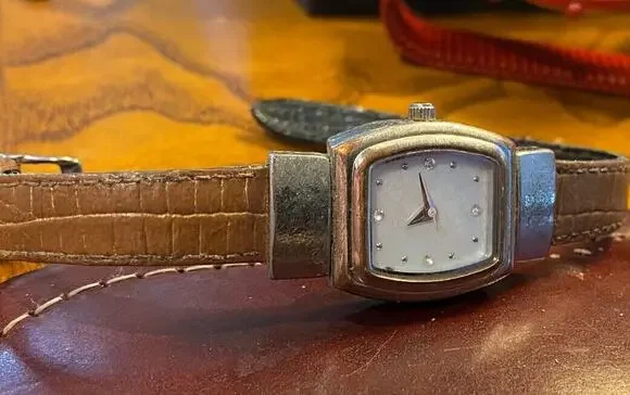 VTG Women's Mary Kay Watch, MOP Face, Twist to Change Band Color